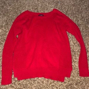 Red American Eagle knit sweater